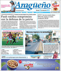 Portada de El Aragüeño (Venezuela)