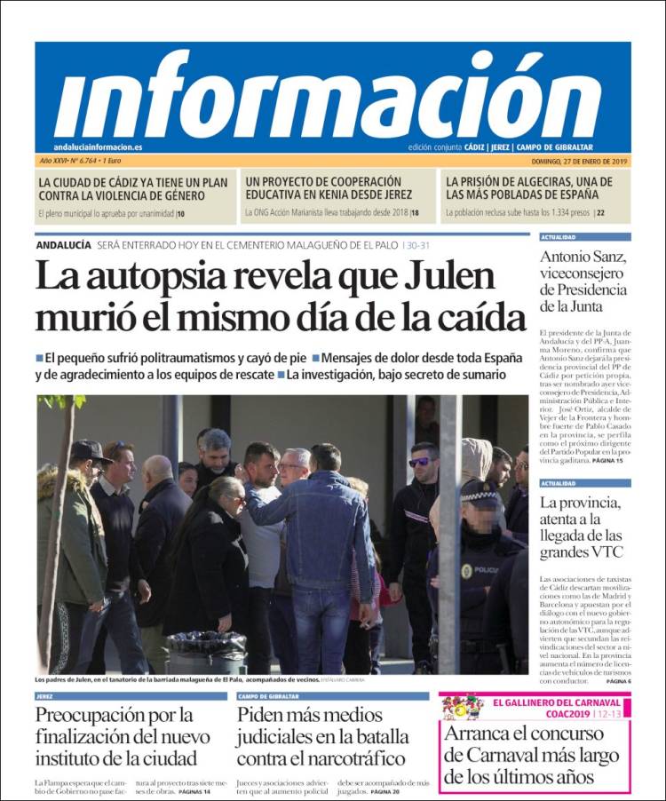 Portada de Información - Cadiz (España)