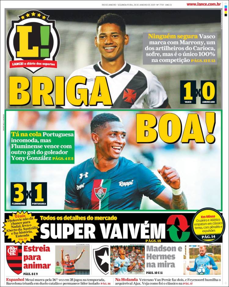 Portada de Lance! (Brasil)