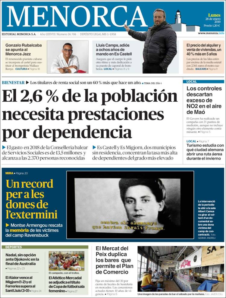 Portada de Menorca - Diario Insular (España)