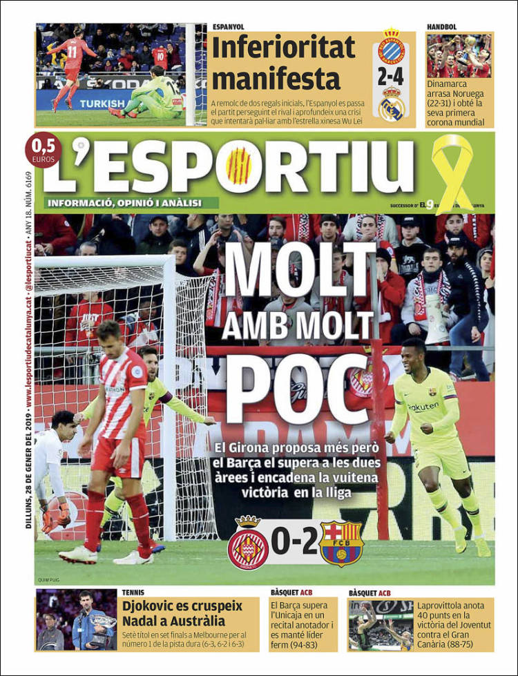 Portada de L'Esportiu (España)