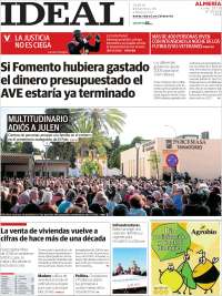 Portada de Ideal Almeria (España)