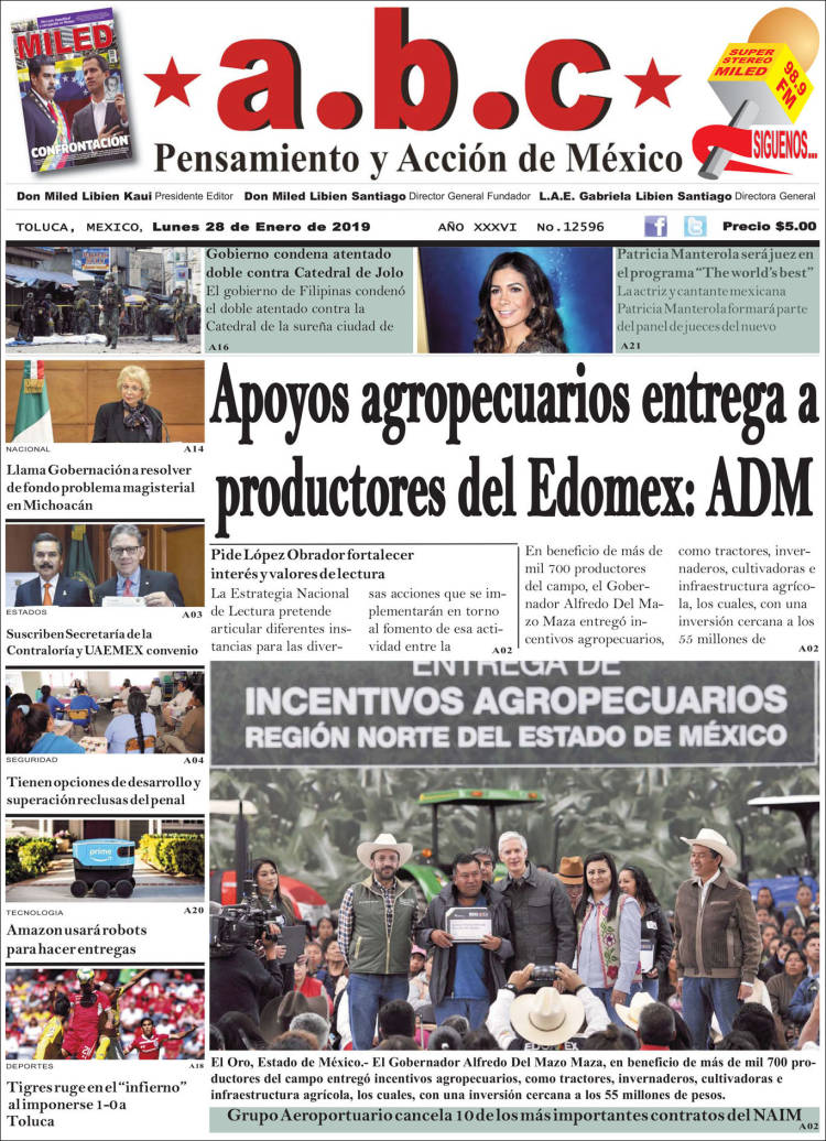 Portada de A.B.C.  (M&eacute;xico)