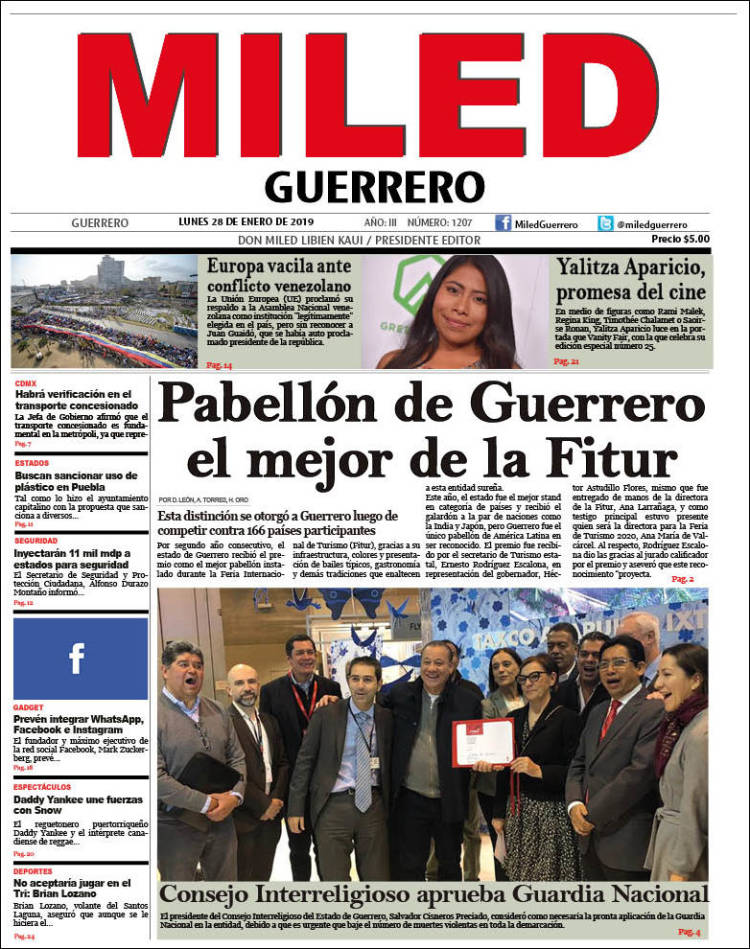 Portada de Miled - Guerrero (México)