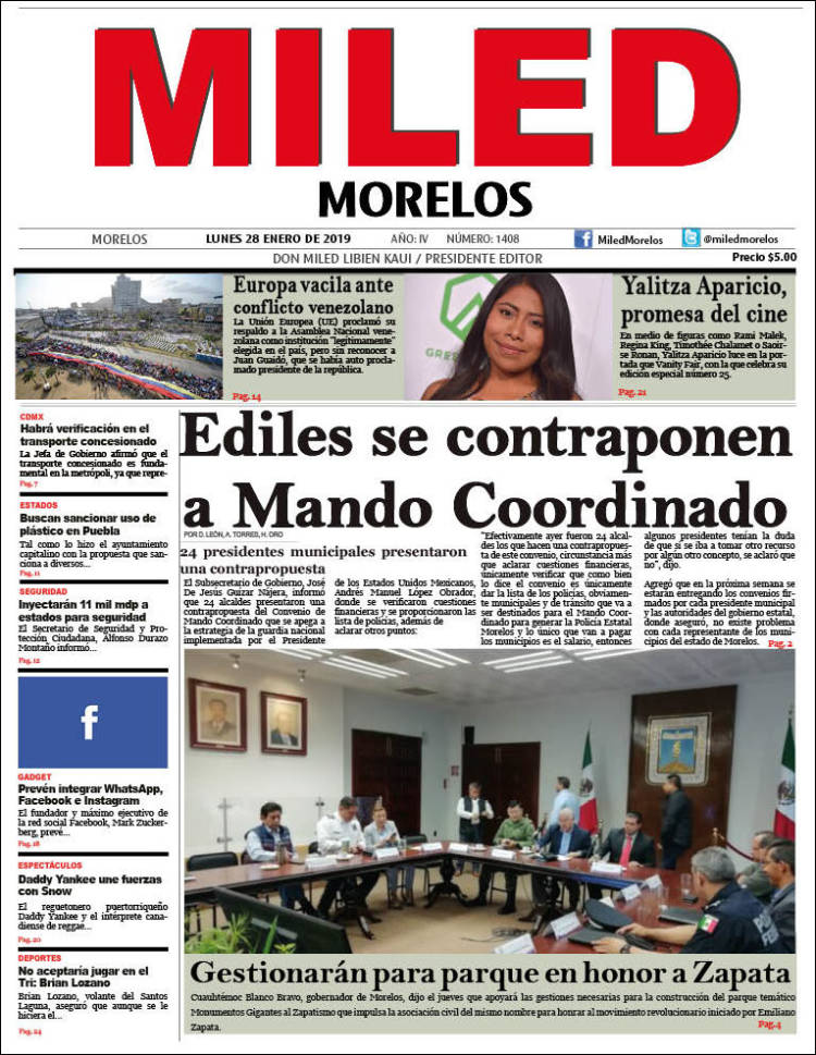 Portada de Miled - Morelos (M&eacute;xico)