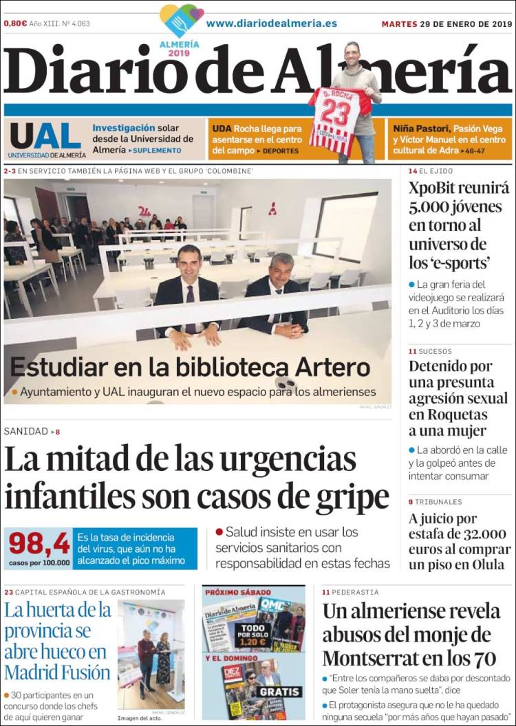 Portada de Diario de Almería (Espa&ntilde;a)