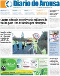 Portada de Diario de Arousa (Espa&ntilde;a)