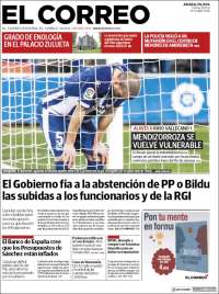 Portada de El Correo - Álava (Espa&ntilde;a)