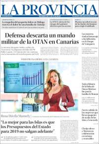 Portada de La Provincia (Espa&ntilde;a)