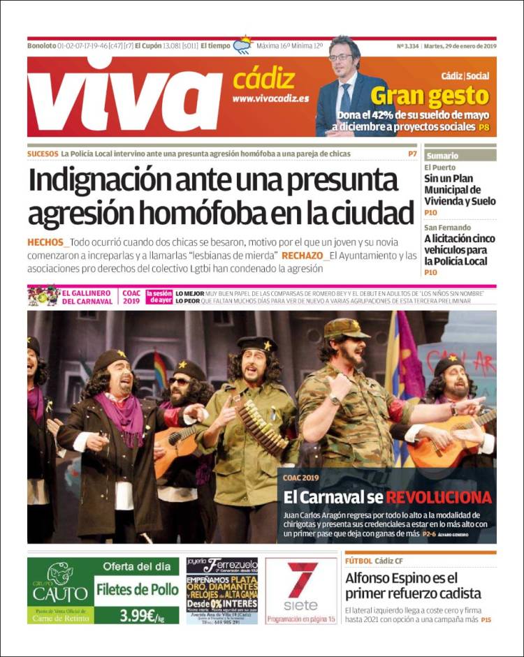 Portada de Viva Cadiz (Espa&ntilde;a)