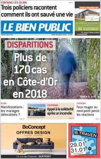 Portada de Le Bien Public (Francia)