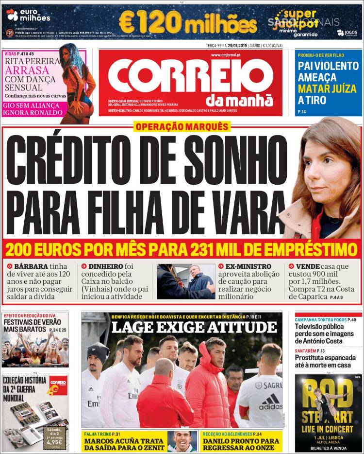 Portada de Correio da Manhã (Portugal)