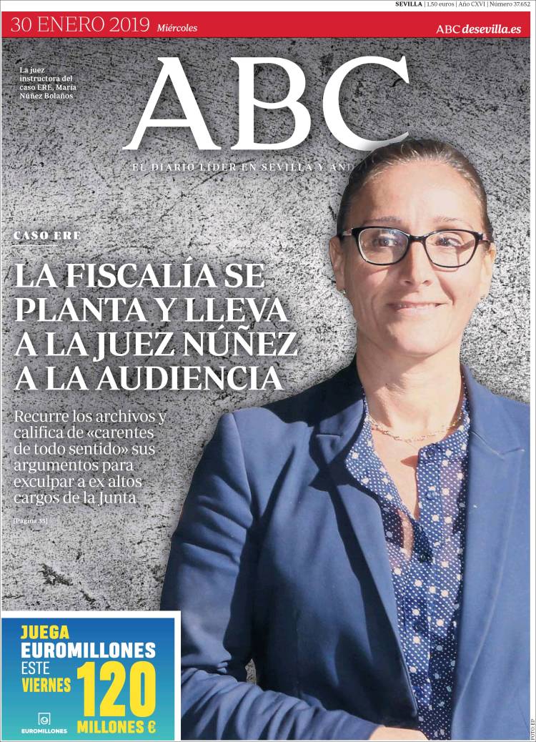 Portada de ABC - Sevilla (España)