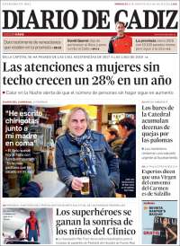 Portada de Diario de Cádiz (España)