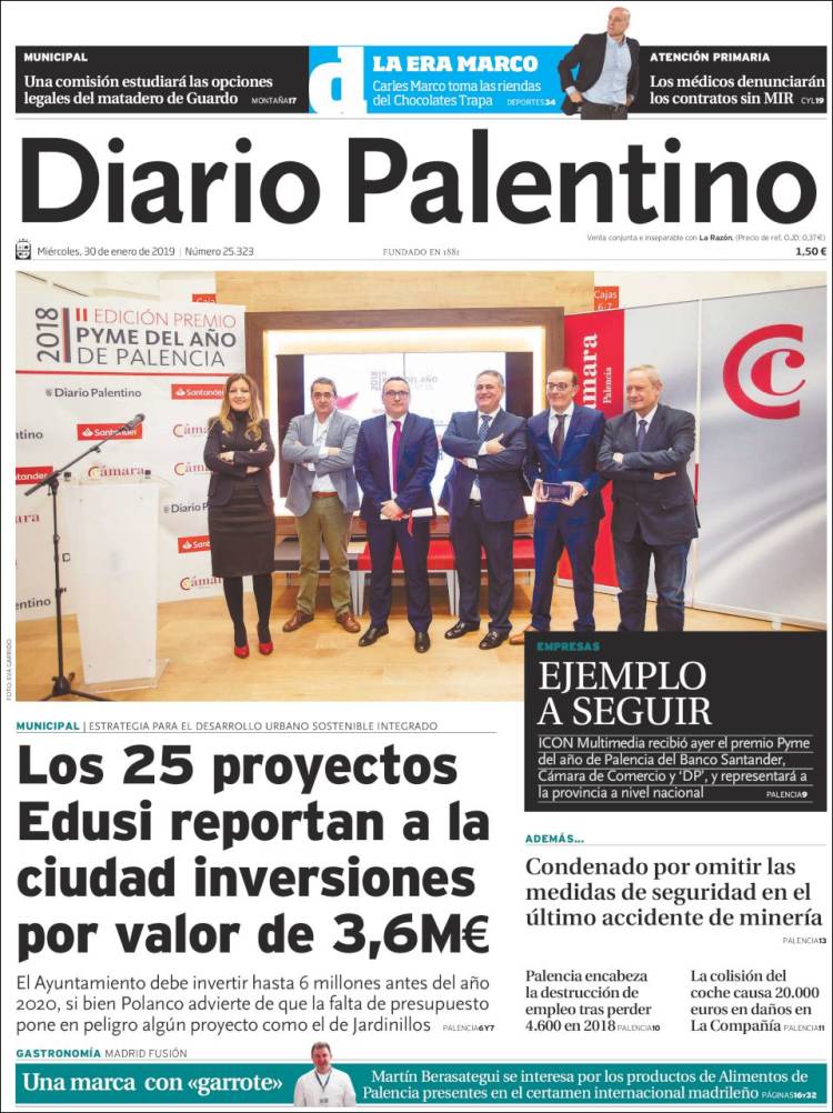 Portada de Diario Palentino (España)