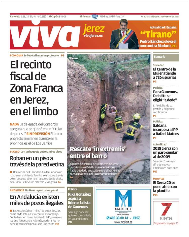 Portada de Viva Jerez (España)