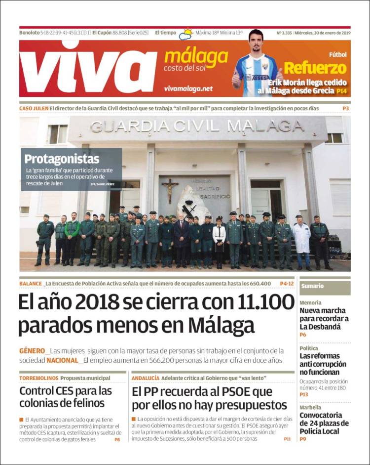 Portada de Viva Málaga (España)