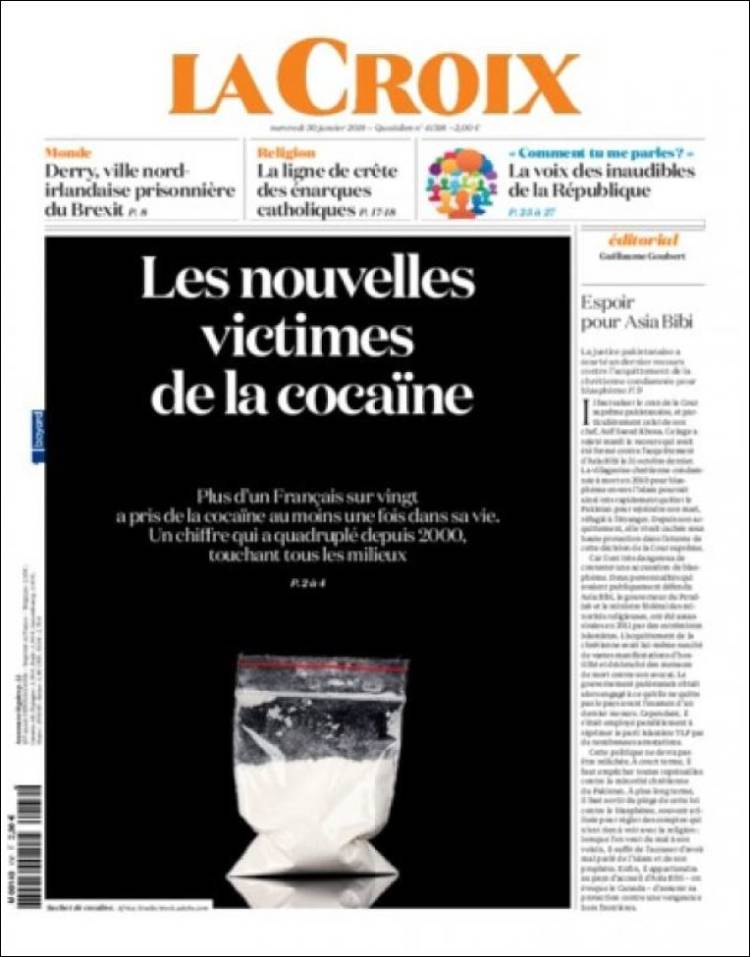 Portada de La Croix (France)