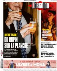 Portada de Libération (Francia)