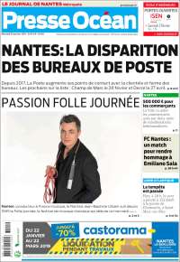 Portada de Presse Ocean (Francia)