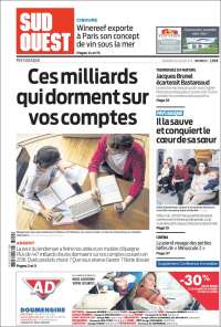 Portada de Sud Ouest (Francia)