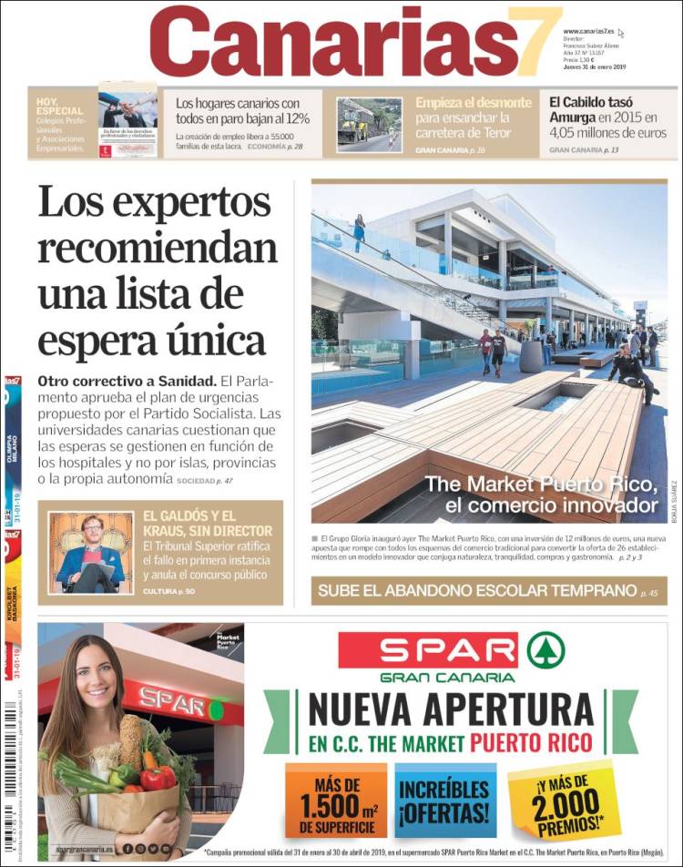 Portada de Canarias 7 - Fuerteventura (Espa&ntilde;a)