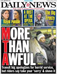 Portada de Daily News - New York (USA)