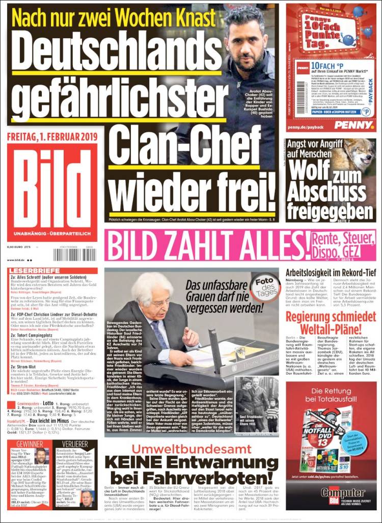 Portada de Bild (Germany)