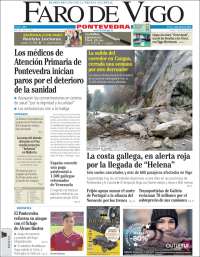 Portada de El Faro de Vigo - Pontevedra (Espa&ntilde;a)