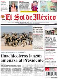 Portada de El Sol de México (México)