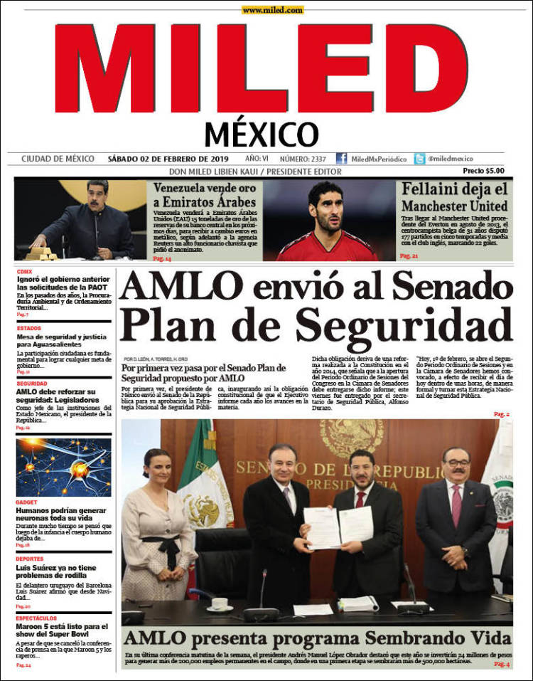 Portada de Miled (México)