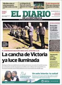 Portada de Diario de la República (Argentina)