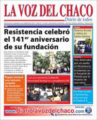 Portada de La Voz del Chaco (Argentina)