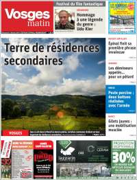 Portada de Vosges Matin (France)