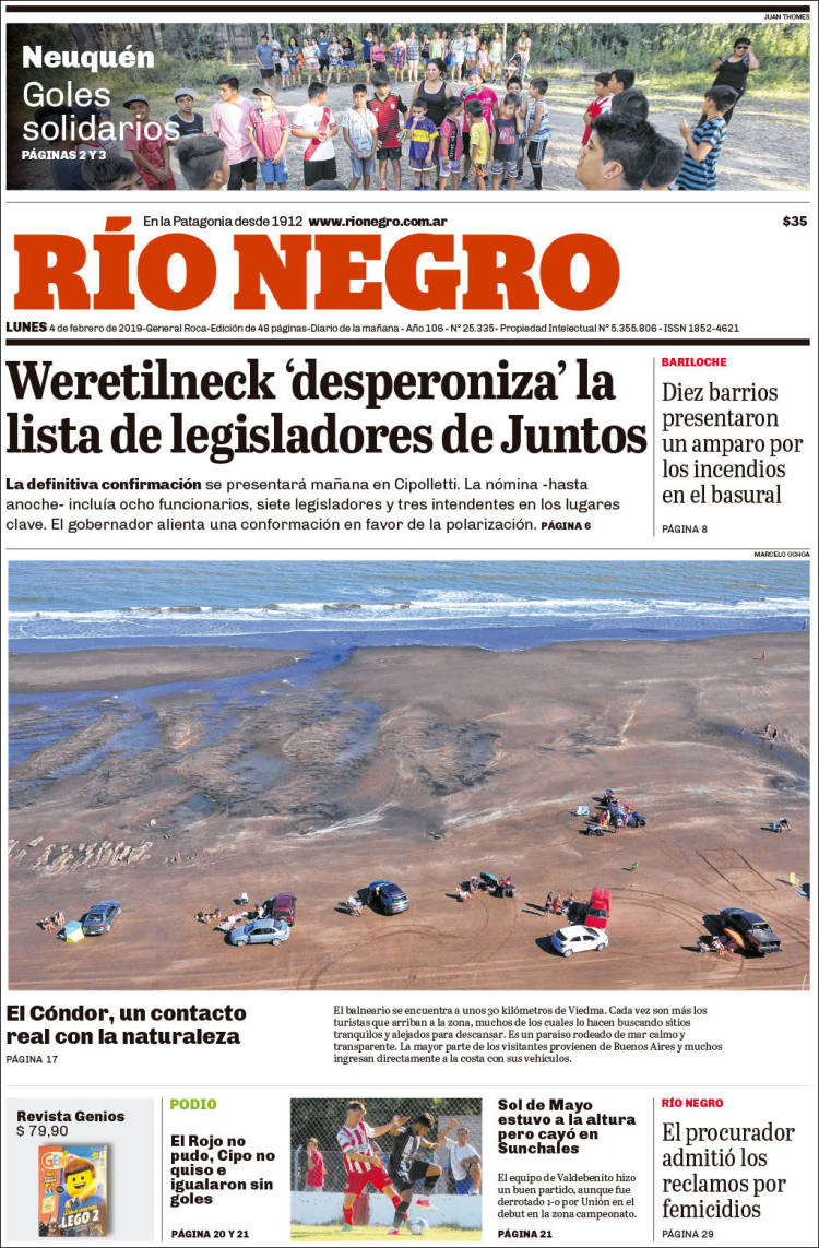 Portada de Rio Negro (Argentina)