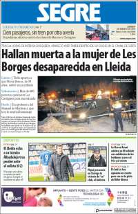 Portada de Segre  (Espa&ntilde;a)