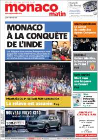Portada de Nice-Matin (Francia)