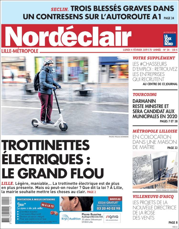 Portada de Nord Éclair (Francia)