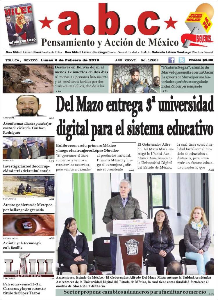 Portada de A.B.C.  (M&eacute;xico)