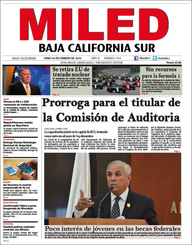 Portada de Miled - Baja California Sur (M&eacute;xico)