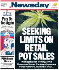 Portada de Newsday (USA)