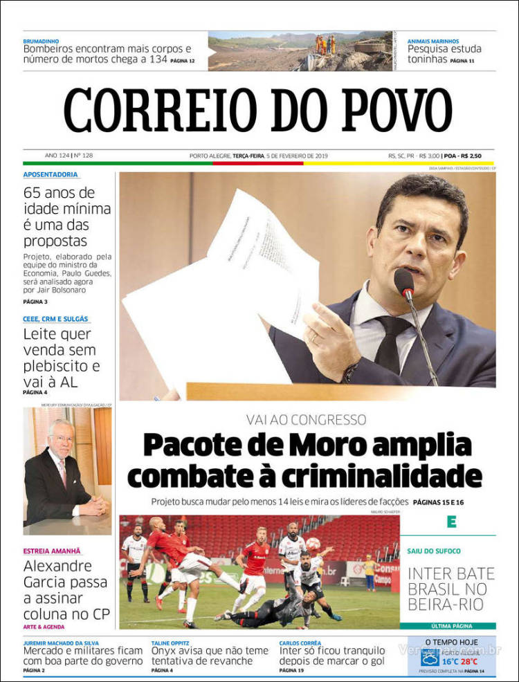 Portada de Correio Do Povo (Brasil)