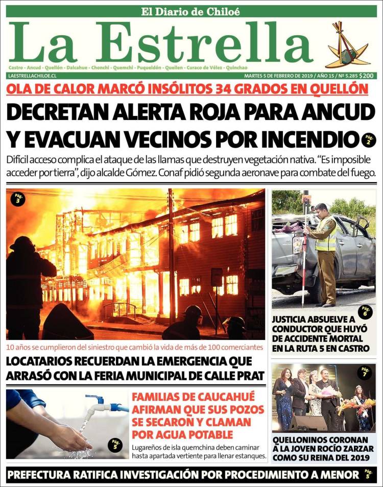 Portada de Estrella de Chiloé (Chile)