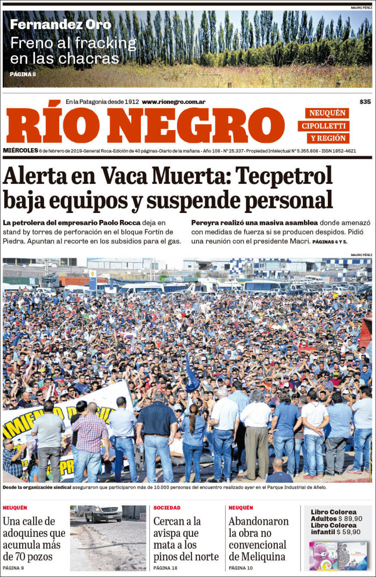 Portada de Rio Negro de Neuquen (Argentina)