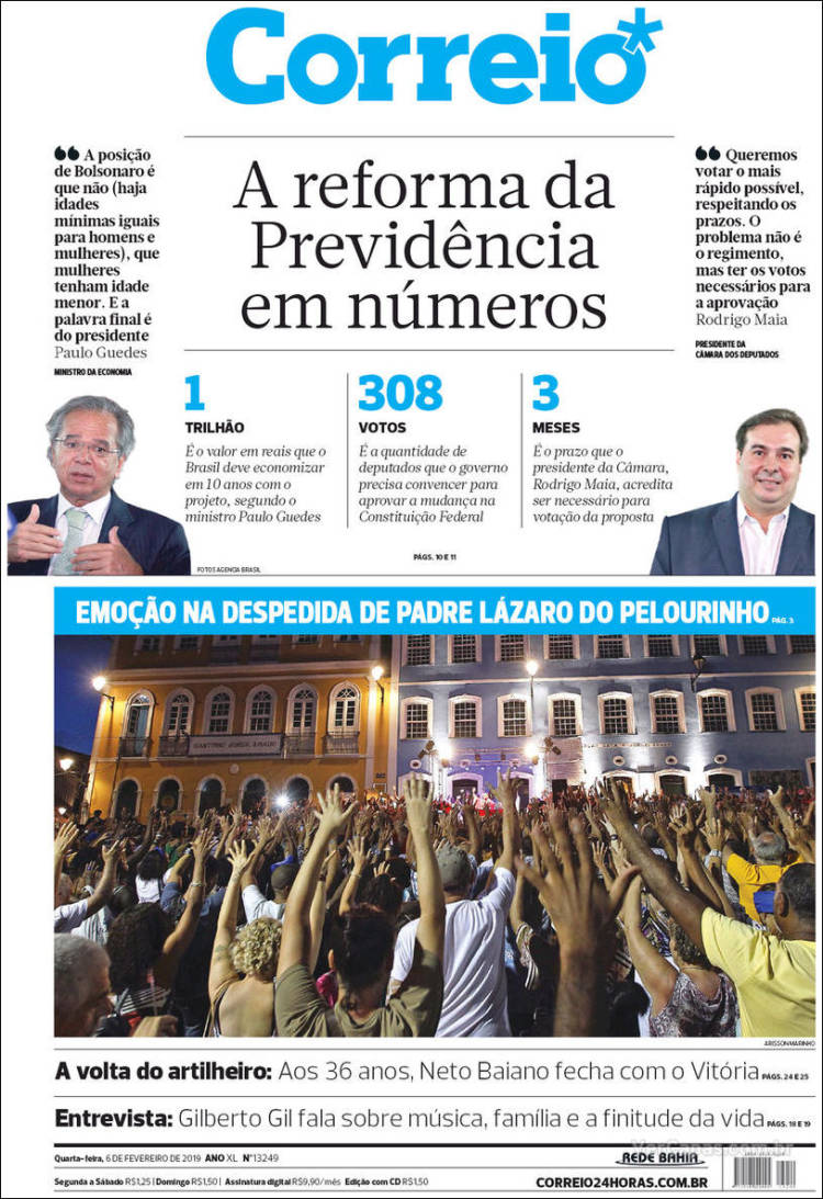 Portada de Correio* (Brasil)