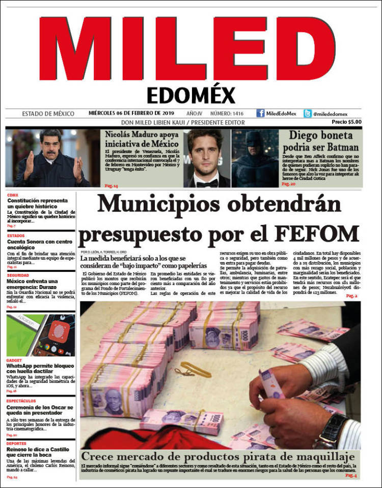 Portada de Miled - Estado de México (México)