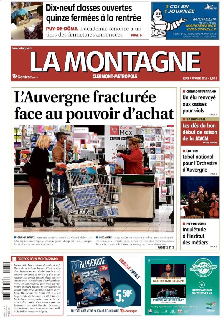 Portada de La Montagne (France)