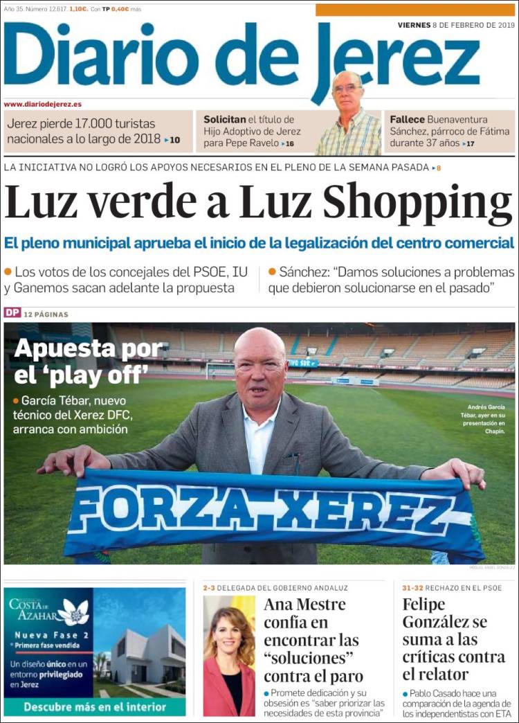 Portada de Diario de Jerez (Spain)