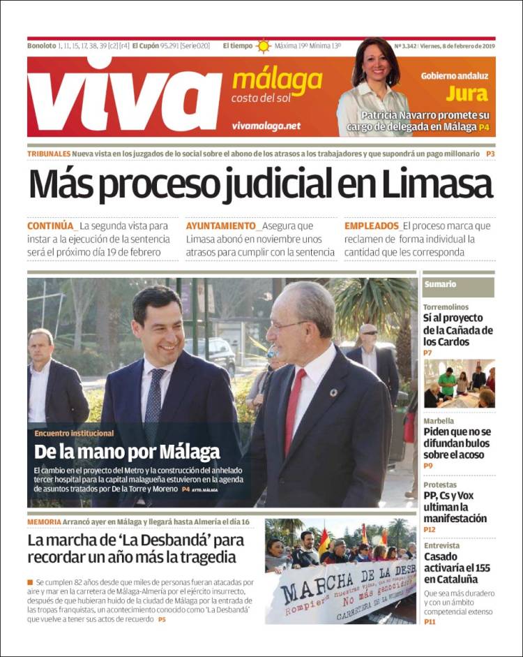 Portada de Viva Málaga (Spain)