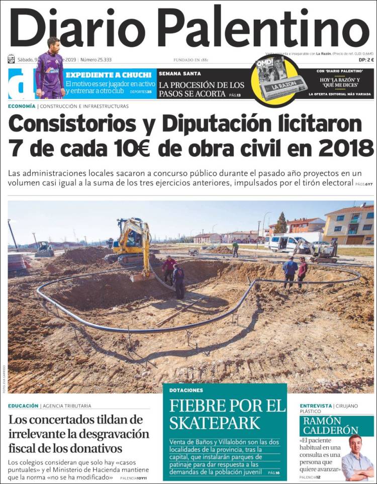Portada de Diario Palentino (Espa&ntilde;a)